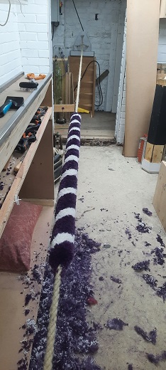 Making a bell rope 3