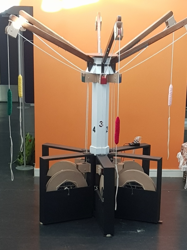 Maypole Bells 6 person mini-ring simulator at the CCCBR Conference 2019