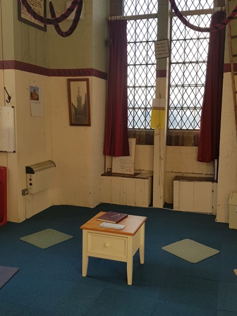New flooring at St Mary of Charity, Faversham Kent
